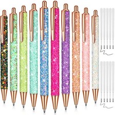 30 Pcs Fancy Pens for Women Set 10 Pretty Cute Sparkly Pens Glitter Ballpoint...