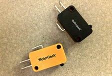 (LOT OF 2) ZONE VALVE MICROSWITCHES-125/250VAC/  10 AMP snap switch HEAVY DUTY!