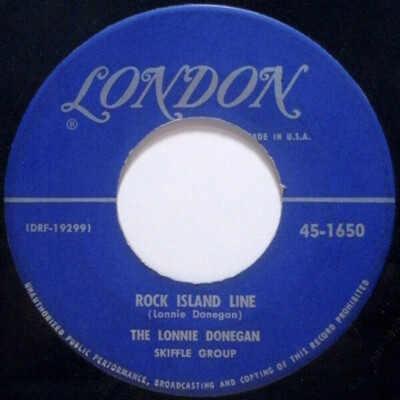 Lonnie Donegan's Skiffle Group - Rock Island Line - London Records - 45-1650 - 7