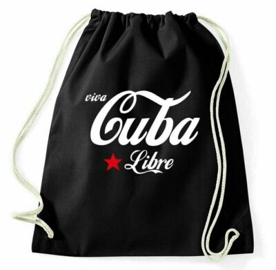 Viva Cuba Libre Turnbeutel Kuba Sportbeutel Jutebeutel Rucksack Cocktail