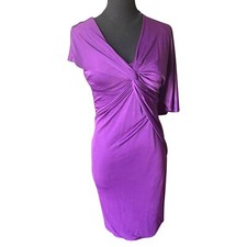 Splendido abito viola UNGARO Tg italiana 42 nuovo