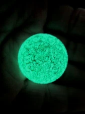 25mm GLOW IN THE DARK SHOOTER Speckled Glass Marble 