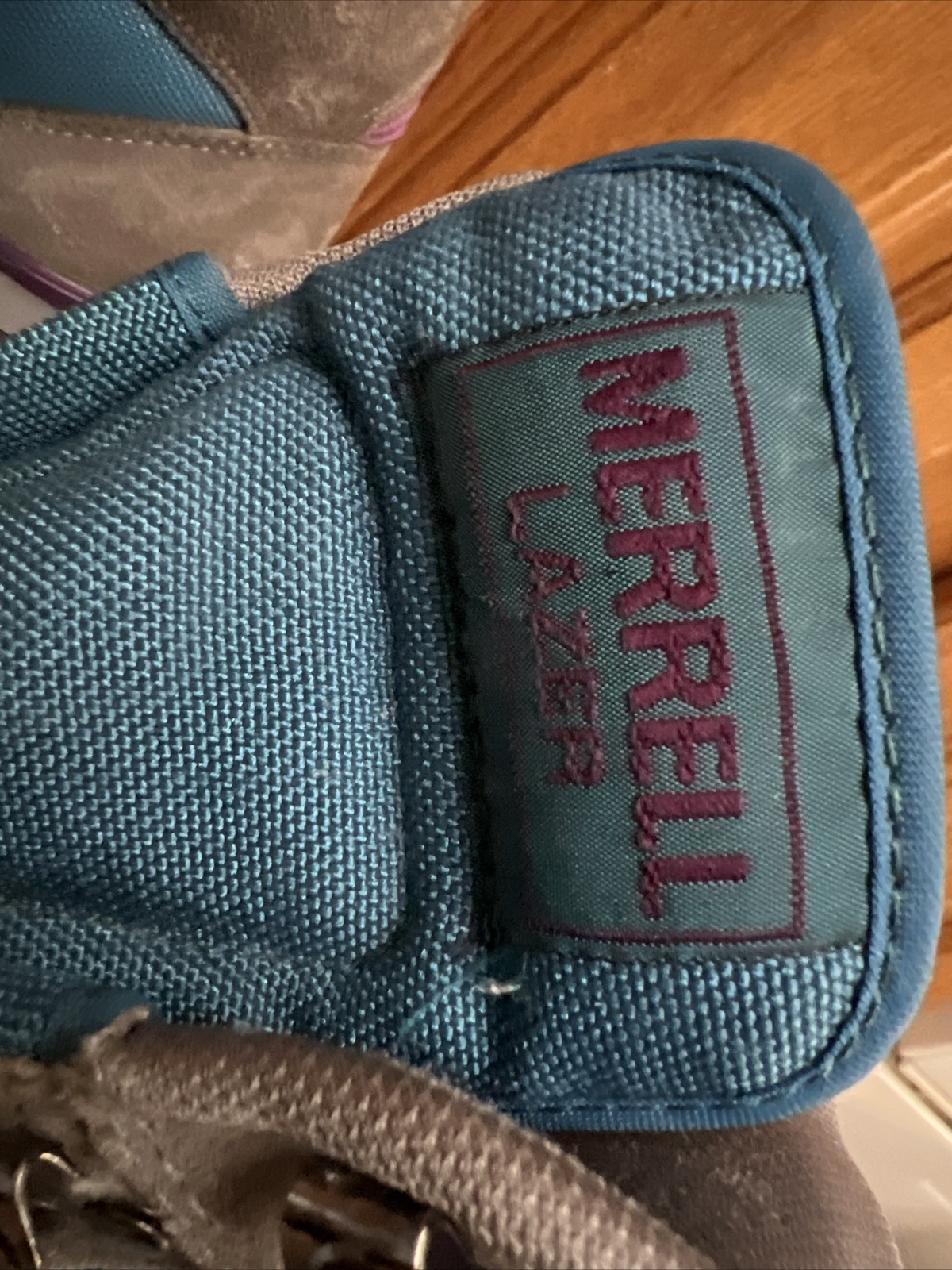 Merrell Lazer stivali da trekking da donna taglia US 8 in pelle viola acqua