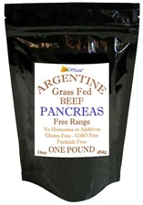 ORGANIC Argentine Desiccated BEEF PANCREAS POWDER UNDEFATTED ~ POUND 1 Lb 453 g