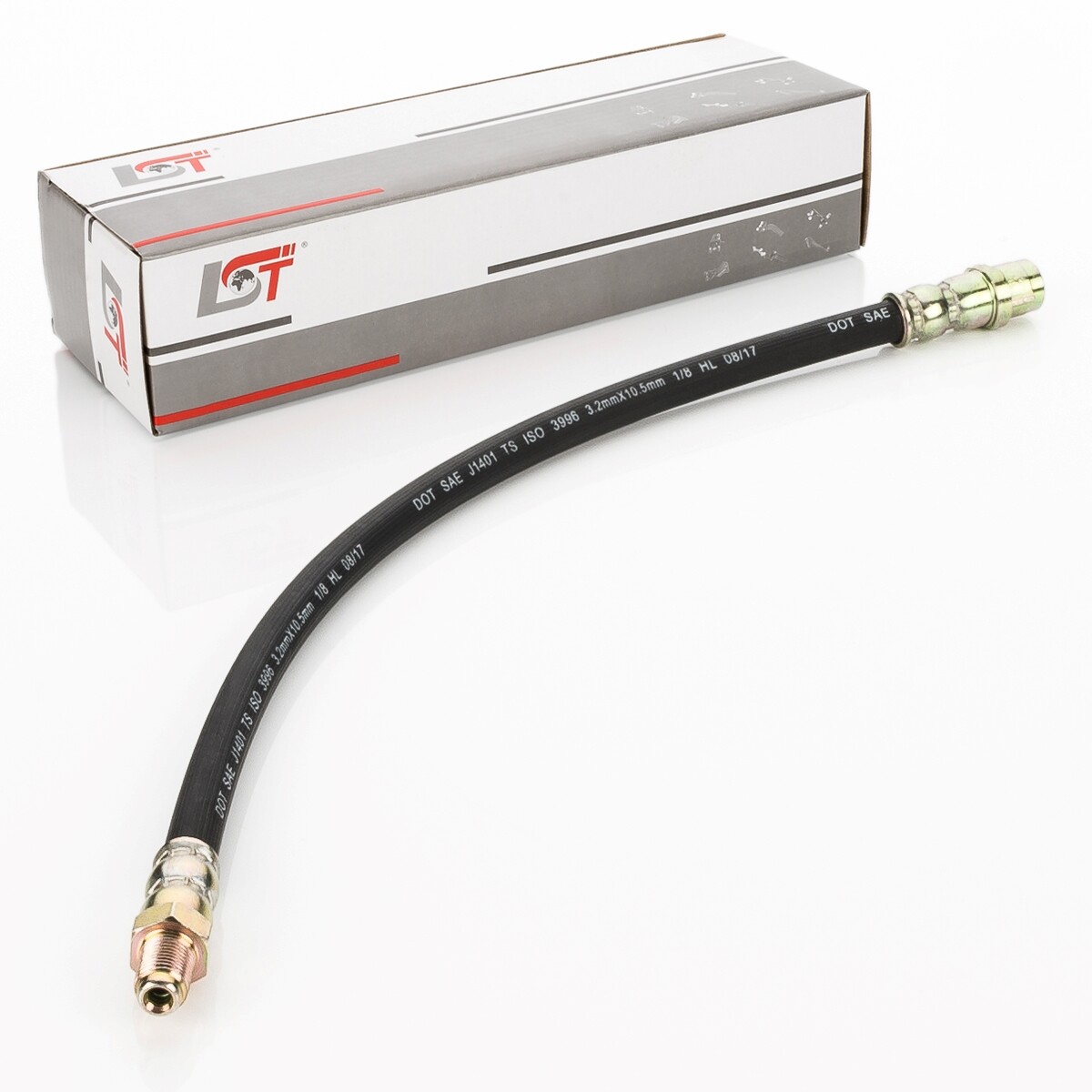 1x Brake Hose Brake Line Front for MERCEDES BENZ CL CLASS C215 - 360 mm