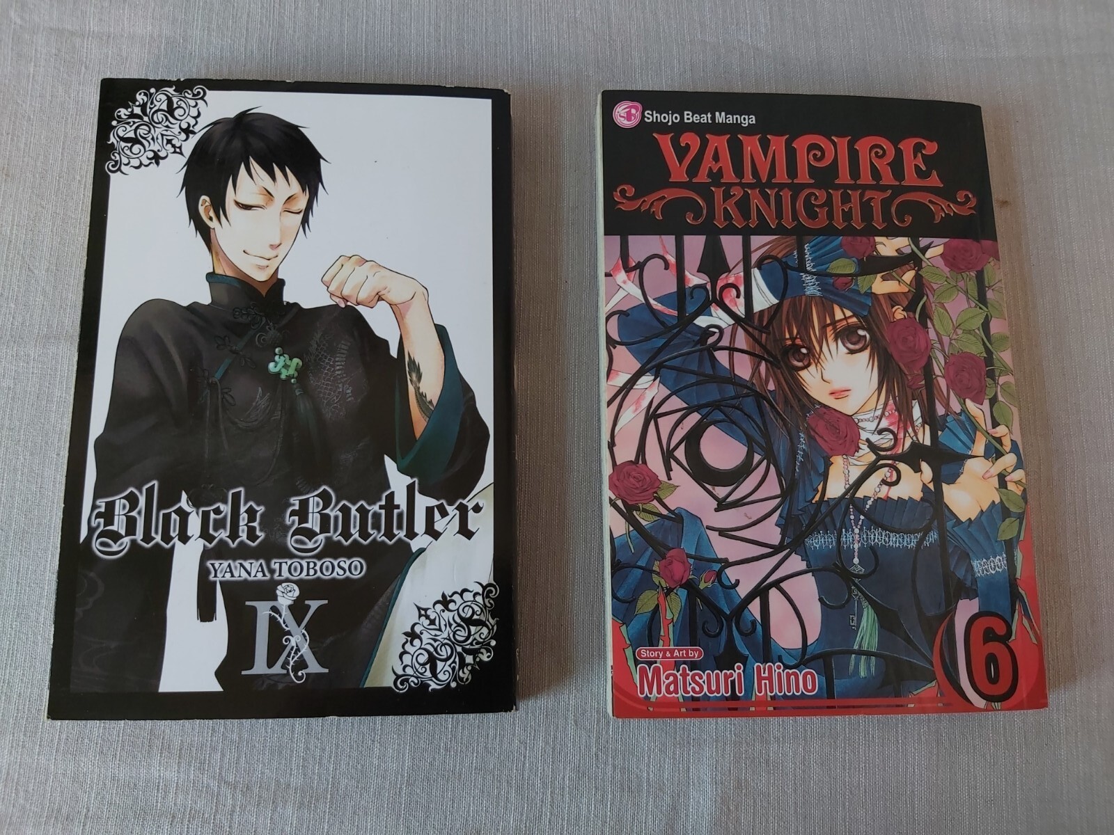 Black Butler Yana Toboso IX & Vampire Knight  Vol 6 Matsuri Hino Manga Comic