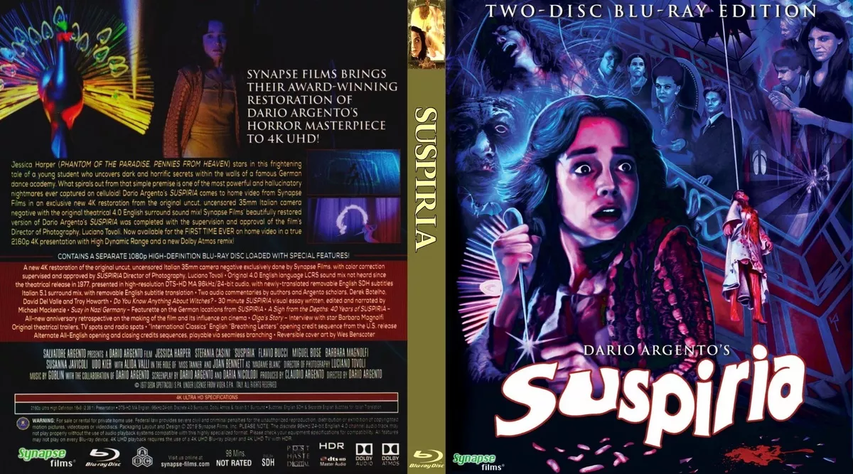 SUSPIRIA (SINGLE DISC) BLU-RAY