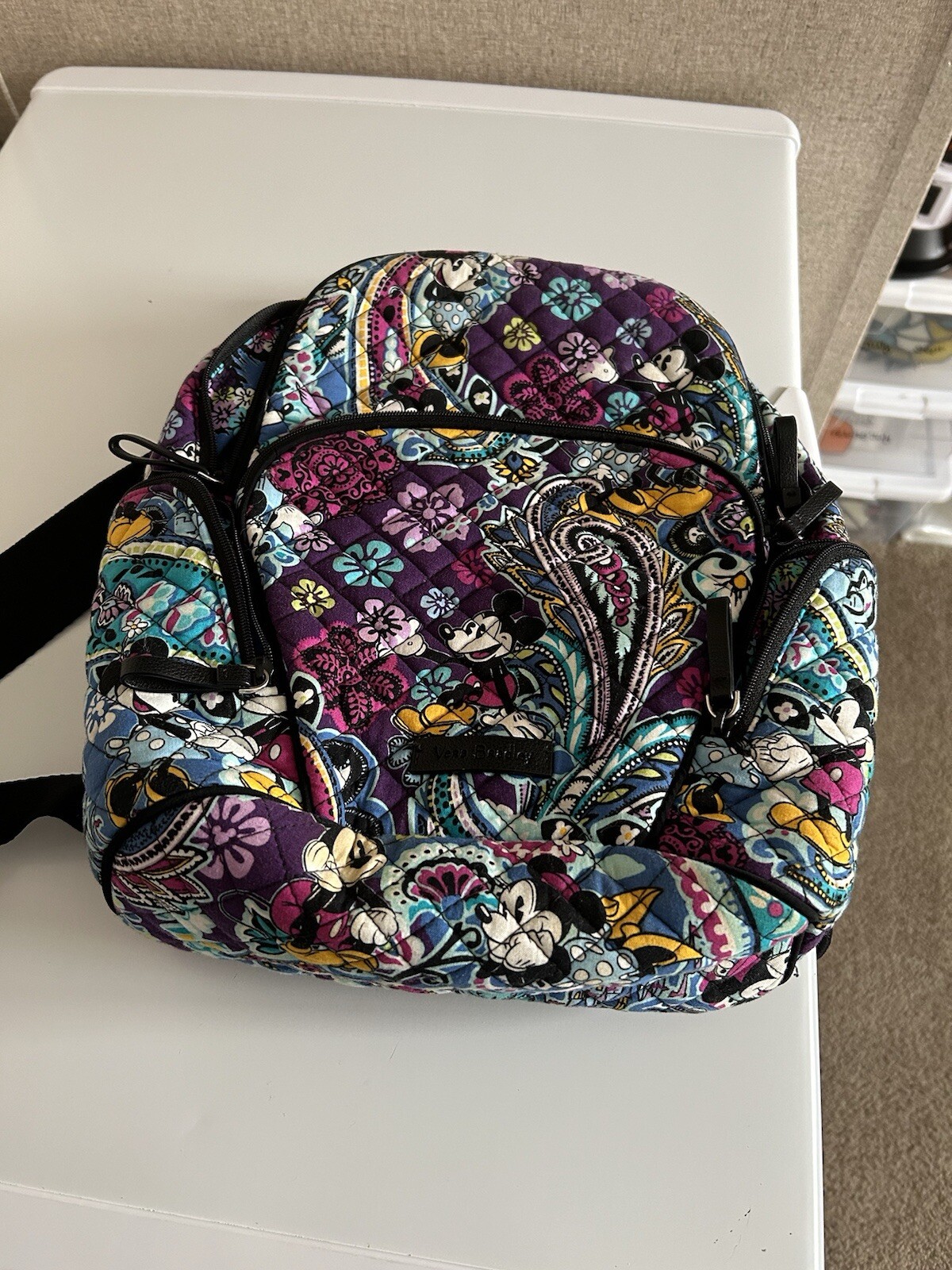 Vera Bradley Disney Mickey Backpack Excellent Conditi… Gem