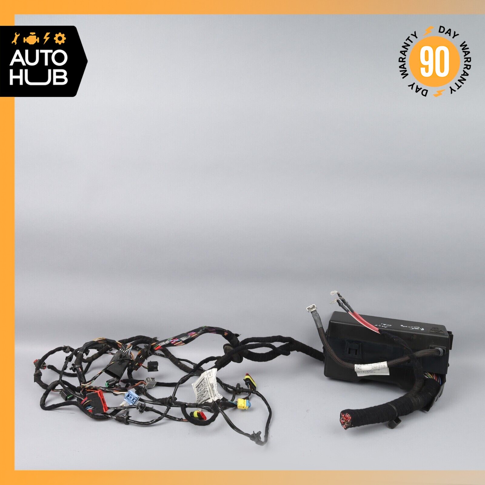 2018 Maserati Ghibli M157 3.0L RWD Rear Trunk Fuse Box w/ Wire Harness OEM