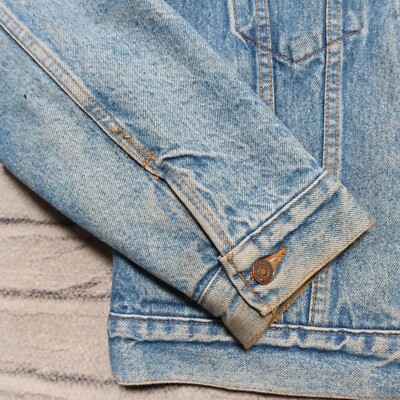 Vintage 90s Levis Type 3 Blanket Lined Denim Trucker Jean Jacket