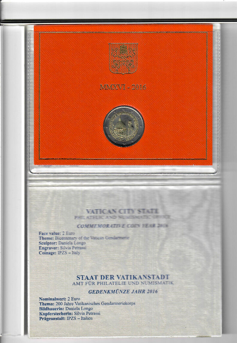 Vatikan 2 Euro Folder 2016 U 2017 Coin Card 2012 50 Cent Und 1 vatikan-2-euro-folder-2016-u-2017-coin-card-2012-50-cent-und-1