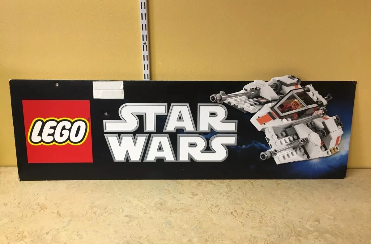 LEGO Vintage Star Wars GRANDE A OS 90 CARTEL ANUNCIO 4 PIES N cleo de Espuma
