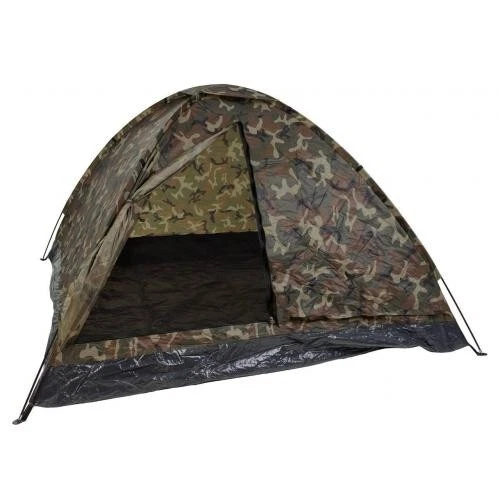 MIL-TEC Woodland Camo 3-Man Igloo Tent