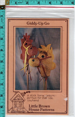 ''Giddy-Up Go''  1982 Little Brown House Patterns Sewing Craft 54'' Tall