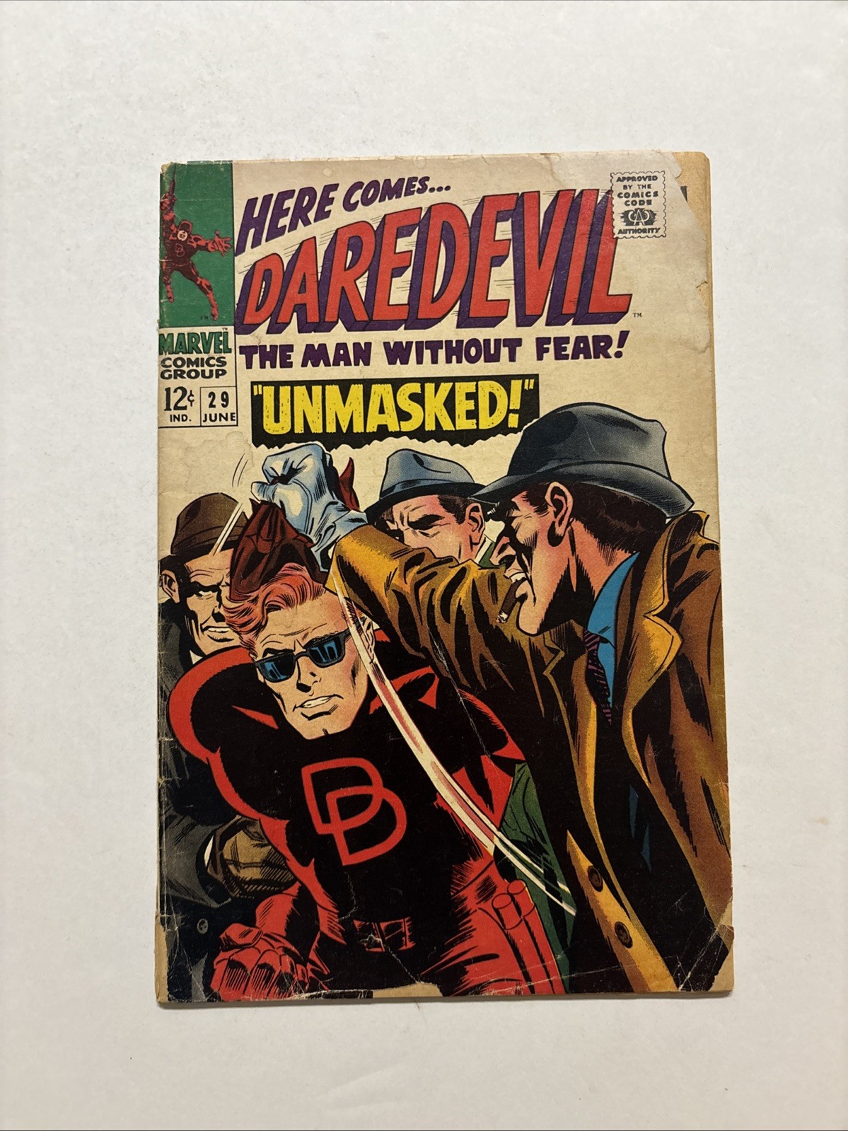Daredevil #29 (Marvel Comics June 1967) Low Grade Complete GD+