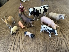 Scleich Farm Animal Bundle Plus 4 Other Brand Items