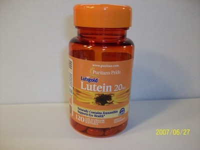 Lutein 20 mg  with Zeaxanthin  120 Softgels Supports Eye Health