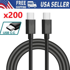 USB-C to USB C Type-C Fast Charging Data SYNC Charger Cable Cord 3/6/10FT lot