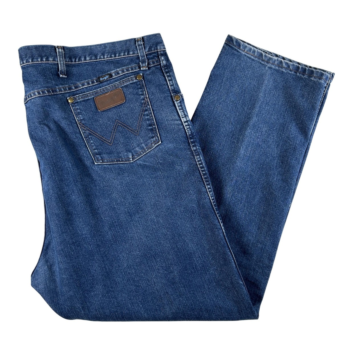 Wrangler Jeans Mens 50x32 Blue 47 Cool Vantage Regular Fit 