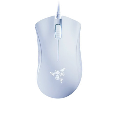 2 Pack Razer DeathAdder Essential White Edition Ergonomic Wired Gaming Mouse