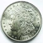 *1921 MORGAN DOLLAR* *GEM BU+++* NR #G4188