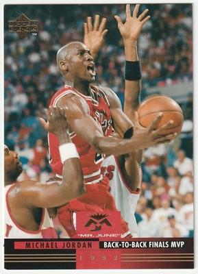 Michael Jordan #171   Back-to-Back Finals MVP   1993-94 Upper Deck German   Rare