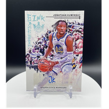 2022-23 Panini Court Kings Impressionist Ink Violet Auto Jonathan Kuminga /35 