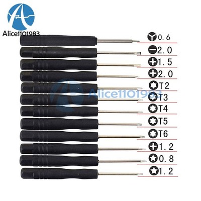 12PCS Set   Set   Head Slotted  head Non-Slip   Tool Kit #bv