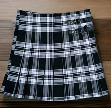 Y2K Plaid Pleated Mini Skirt M Skater Schoolgirl Grunge Preppy Academia Clueless