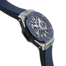 HUBLOT Big Bang Unico Titanium Blue Ceramic 421.NL.5170.RX second hand mens 3