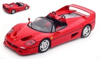 Kk Scale 1/18 Ferrari F50 Cabrio 1995 Rot Statisches Modell Diecast