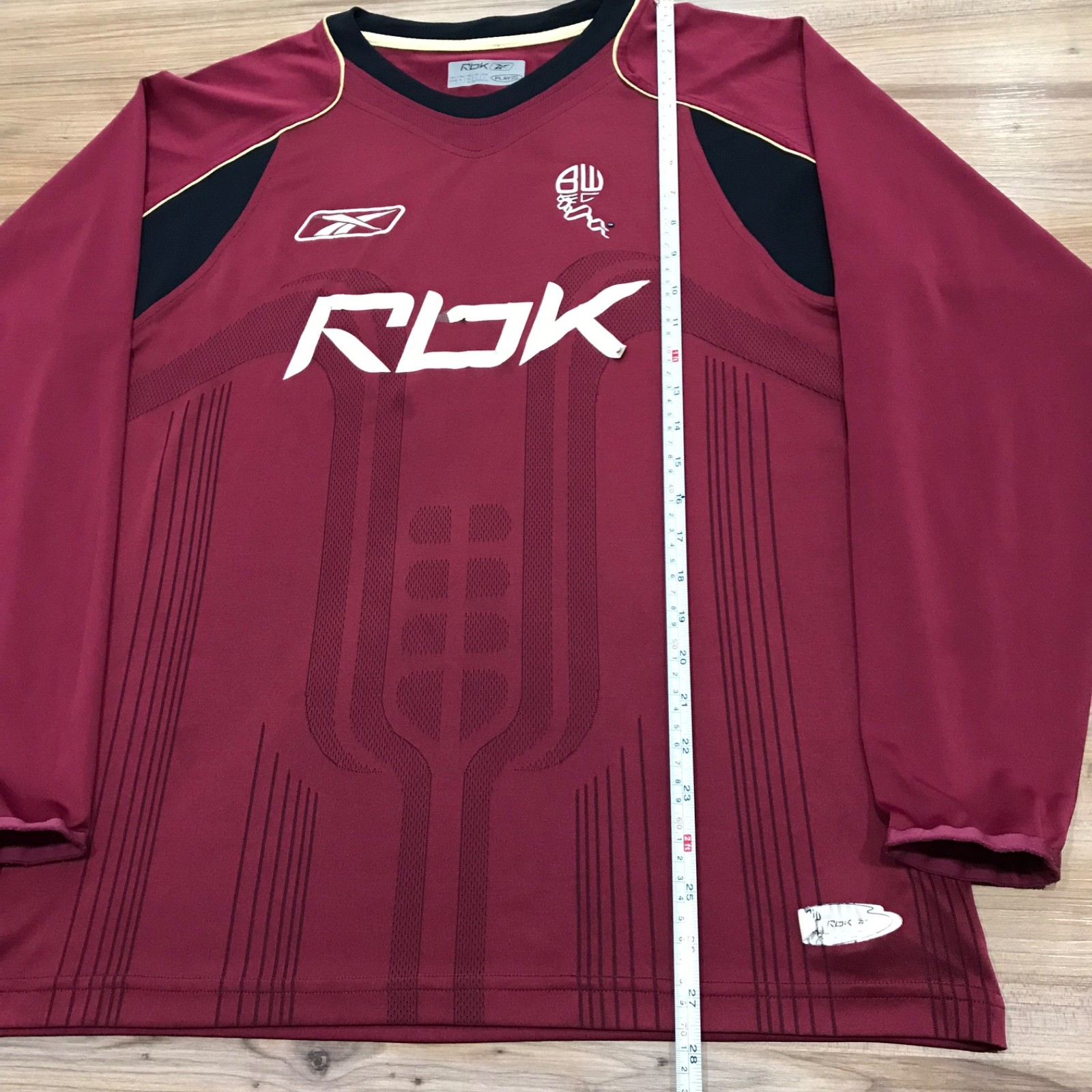 Bolton Wanderers 2006-08 Away Football Shirt Reebok Long Sleeve Jersey Size L thumbnail 12