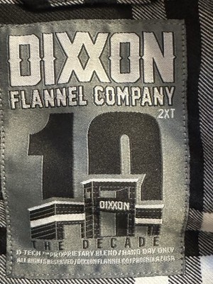 Dixxon Men s 2XT The Decade  SOLD OUT exclusive release flannel. W/ tags 