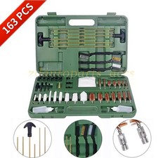 163pcs Gun Cleaning Kit Universal Rifle Pistol Shotgun Handgun Firearm W/Case