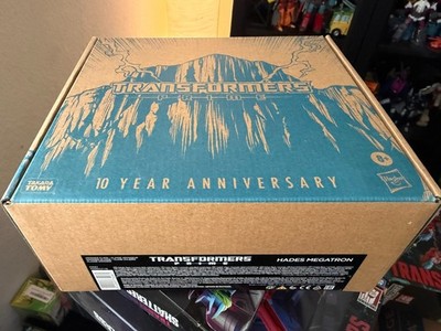 MISB in USA - Transformers Prime 10th Anniversary Hades Megatron IN HAND Hasbro