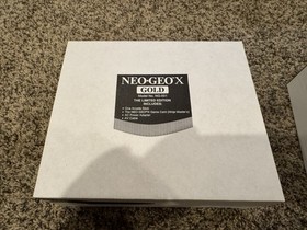 Neo Geo X Gold - System, Dock, Arcade Stick, Extra Game- Used twice, In Box