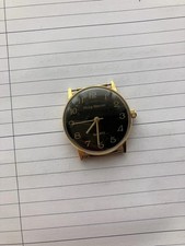 Philip Mercier quartz analogue Watch Black Gold