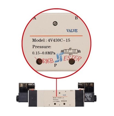 ONE NEW AirTAC  4V430C-15 AC110V 3 Position 5 Way Pneumatic Solenoid Valve #hj