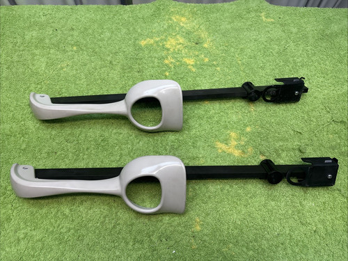 One Pair (two) Midmark Ritter Table Stirrups base slides  beige feet guides