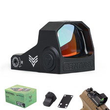 Swampfox Sentinel 1x16mm Compact Micro Reflex Sight 3 MOA Red/Green Dot For RMSc