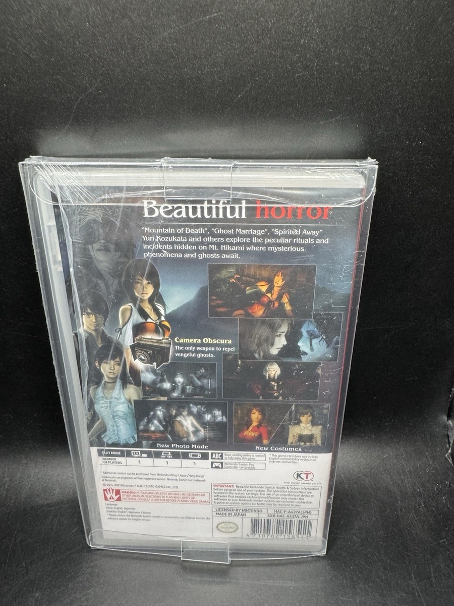 Fatal Frame: Maiden of Black Water (English) Switch Japanese version region free