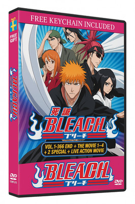DVD Anime Bleach Complete (Vol.1-366 End + 4 Movies) English Dub All Region FREE