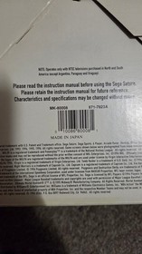 Sega Saturn Console Bundle USA Region in Original Box Needs New Laser