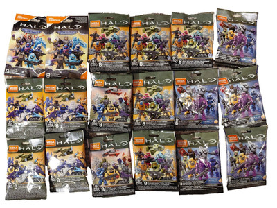 Mega Construx Halo Blind Bags X18 Lot - Figures Listed in Description