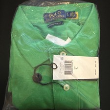 Polo Ralph Lauren Men Custom Slim Fit Green Polo Shirt