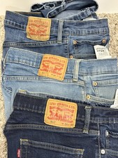 Levi Jeans Lot 3 34x32 Lot 511 X2 502x1 Good Light work Used Jeans 3 Colors