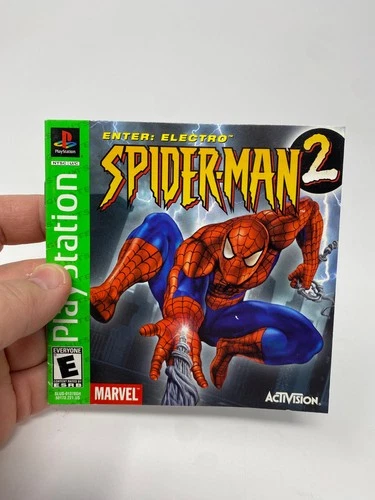Spider-Man 2 PS1 Greatest Hits Manual ONLY No game