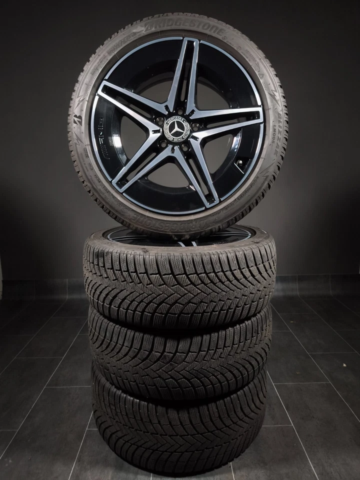 4 Winterräder 225/45 255/40R18 Mercedes C Klasse W206 18" AMG Alufelgen - Bild 2 von 4