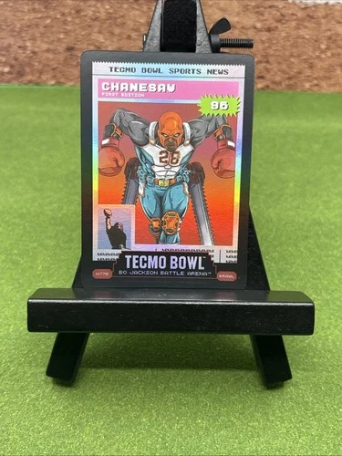Bo Jackson Battle Arena Tecmo Bowl Sports News CHANESAW DE'VON ACHANE Foil