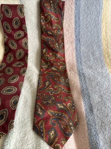KUPPENHEIMER 100% Silk USA/ITALIAN Made Geometric And Paisley - Picture 4 of 11